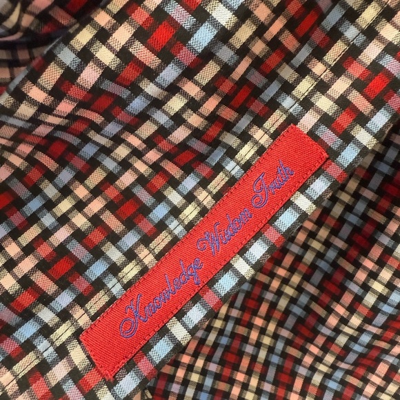 Robert Graham Shirt Men’s Medium Casual Button Down Plaid Paisley Print - Picture 3 of 13